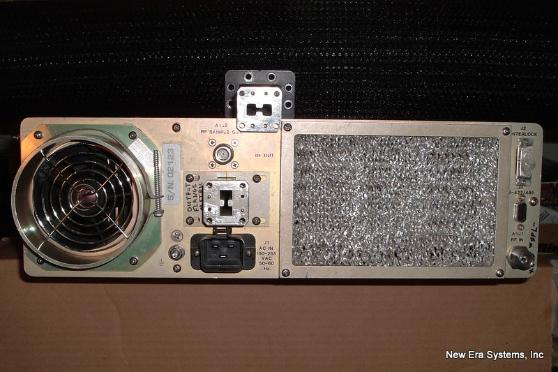 ETM 400 watt C-Band amplifier rear view